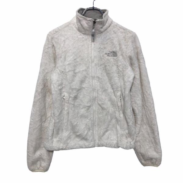 THE NORTH FACE フリース ジャケット レディース XS ホワイト ノースフェイス ジッ...