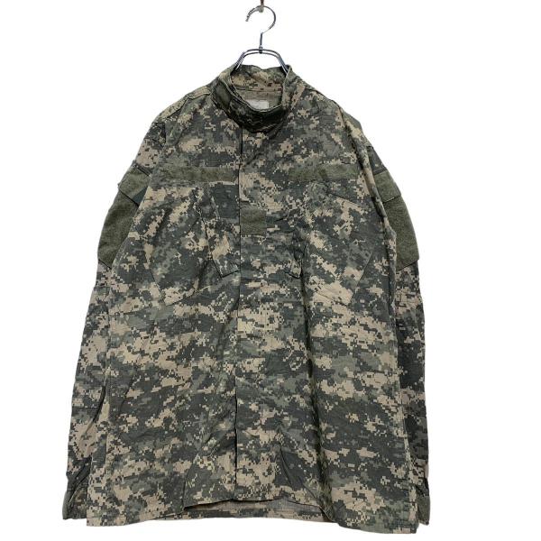 U.S.ARMY ACU コンバットジャケット M カーキ ベージュ グレー デジタルカモ 迷彩 ミ...