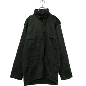 ジャケット L 程 カーキ系 ボタン エポレット ポケット付き ミリタリー