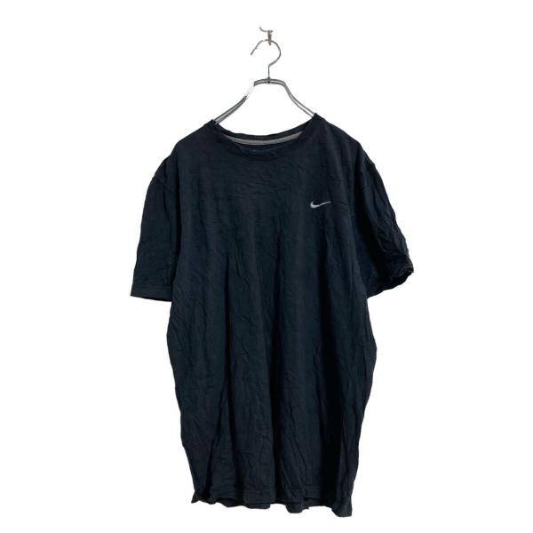 NIKE 半袖 ロゴ Tシャツ XL ブラック ナイキ ビッグサイズ ワンポイントロゴ 古着卸 アメ...