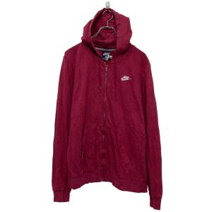 NIKE ロゴ スウェット パーカー ナイキL レディース ピンク フルジップ 古着卸 アメリカ仕入 a607-6945