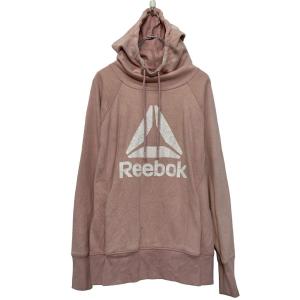 Reebok ロゴ スウェット パーカー リーボック XL ピンク ラグラン ビッグサイズ フルジップ 古着卸 アメリカ仕入 a608-5822