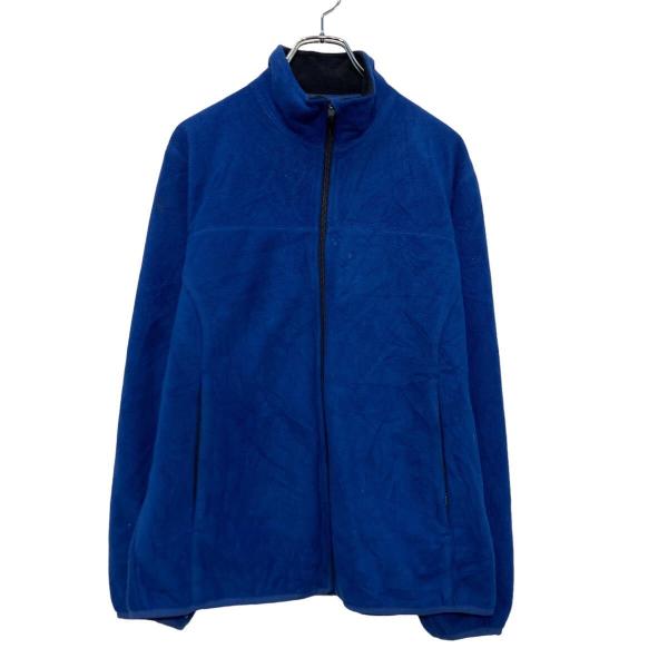 LANDS’END フリース ジャケット フルジップ M ブルー アウトドア古着卸 アメリカ仕入 a...