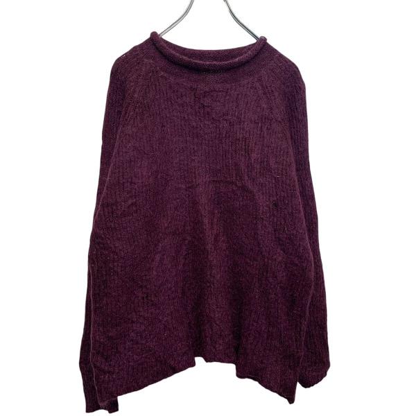 Sportsgirl モヘア アクリル混紡 ニット セーター レディース S バーガンディ 古着卸 ...