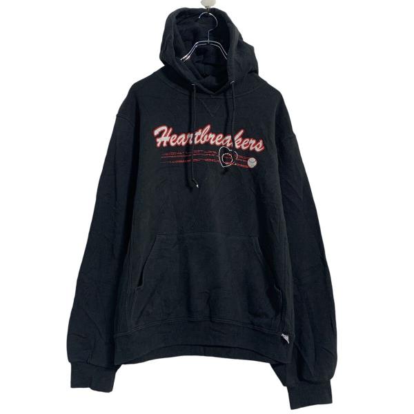 RUSSELATHLETIC プリントスウェット パーカー S ブラック ラッセルアスレチック プル...