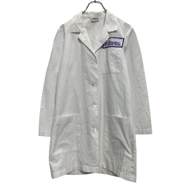 META ショップコート レディース XS ホワイト メキシコ製 エンジニアコート ラボコート ワー...