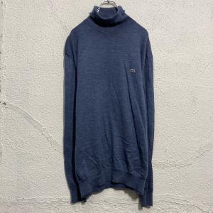 LACOSTE ニット セーター L~ ネイビ...の詳細画像1