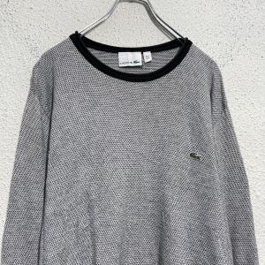 LACOSTE ニット セーター M ホワイト...の詳細画像2