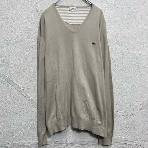 LACOSTE コットンニット セーター XL...の詳細画像1