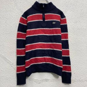 LACOSTE ニット セーター M~ レッド...の詳細画像1