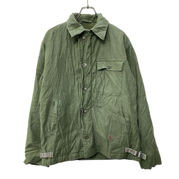 A-2ミリタリージャケット Mサイズ位 表記サイズ38-40 80年代 米軍実品 カーキ 古着卸 ア...