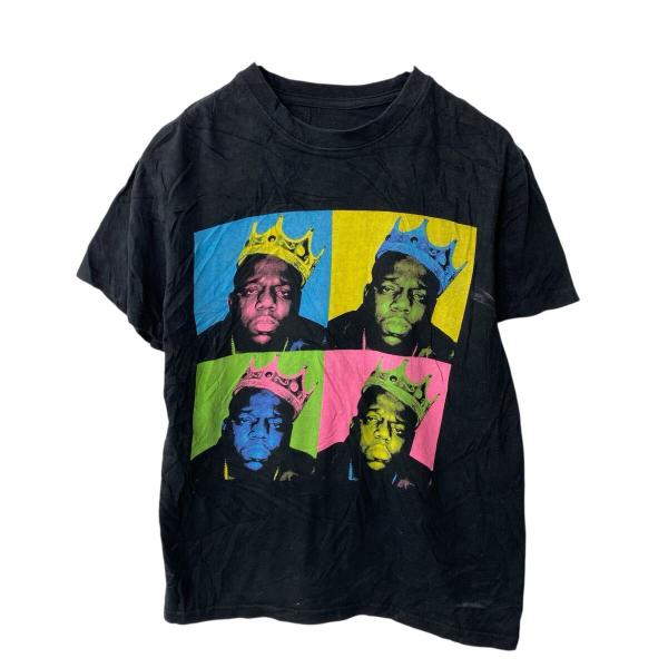The Notorious B.I.G. 半袖 プリントTシャツ S〜 ブラック ノトーリアスビッグ...