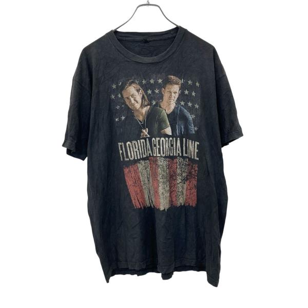 TULTEX FLORIDA GEORGIA LINE 半袖 プリントTシャツ XL ブラック タル...