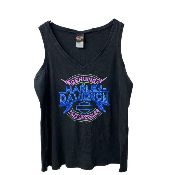 HARLEY DAVIDSON プリント タンクトップ XL ブラック ハーレーダビッドソン メキシ...