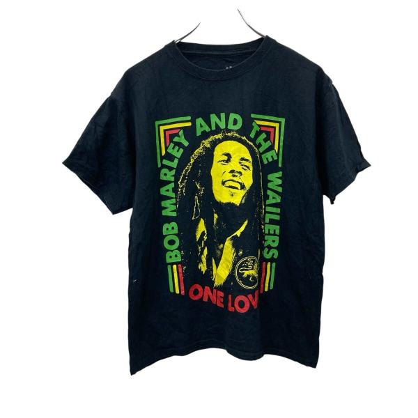 ZION 半袖 プリントTシャツ XS ブラック ザイオン プルオーバー ボブマーリー レゲエ 古着...