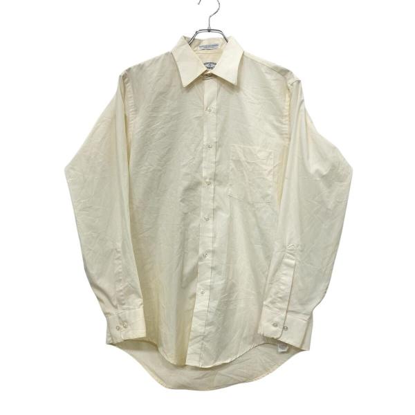 PADDOCK CULB by Arrow 長袖 無地シャツ 15 1/2 イエロー系 アロー 80...