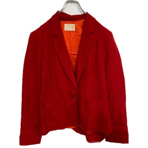 USA製 70's〜 PENDLETON テーラードジャケット レディース M〜 レッド ペンドルト...
