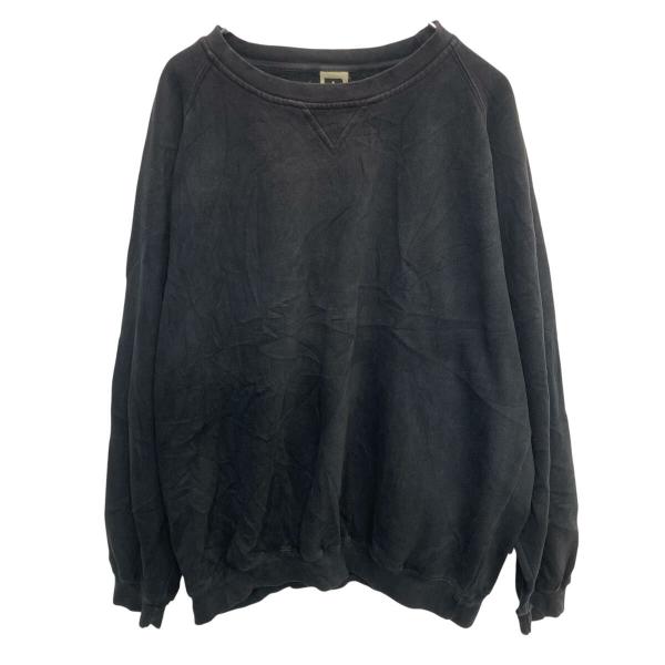 RUSSNLL ATHLETRC 無地スウェット トレーナー XL ブラック ラッセルアスレティック...