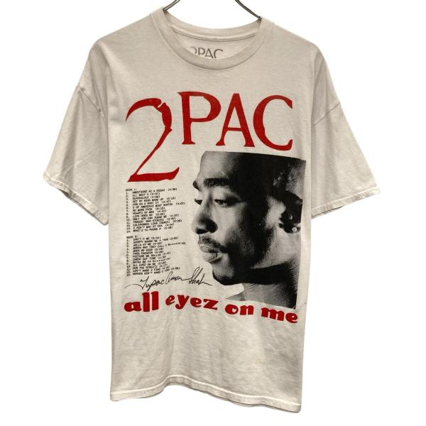 半袖 プリントTシャツ XL ホワイト プルオーバー 2PAC All Eyez on Me ビック...