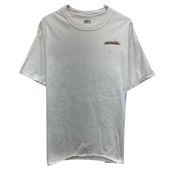 Hanes RHODE ISLAND 半袖 プリントTシャツ XL ホワイト ヘインズ プルオーバー...