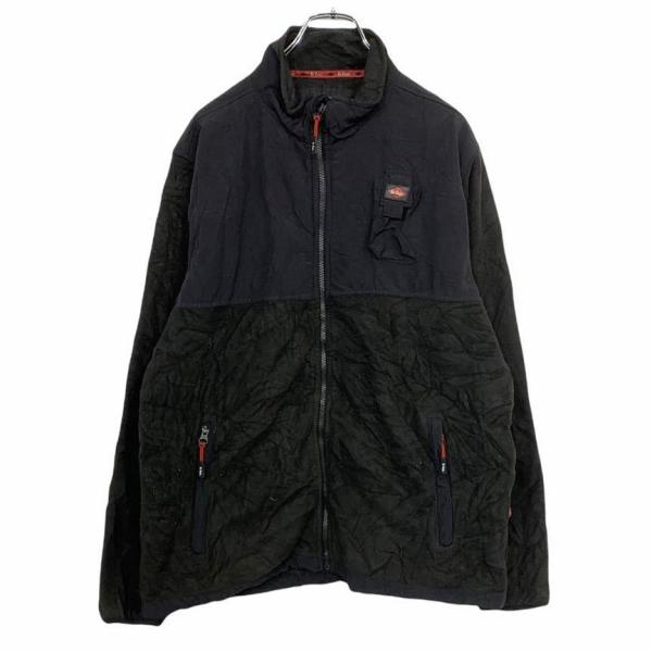 lee cooper フリースジャケット L ブラック リークーパー ナイロン フリース 古着卸 ア...