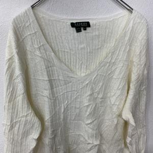 RALPH LAUREN Vネックニット 3X...の詳細画像1