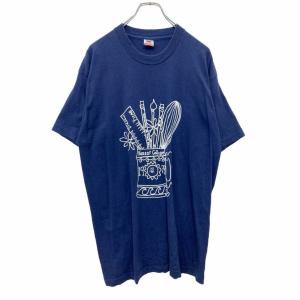 ランズエンド LANDS' END 90s 90年代 総柄 小紋柄 Tシャツ 珍品 旧タグ