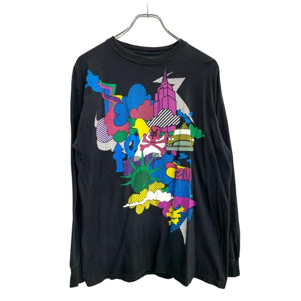 ZOO YORK ロングTシャツ Mサイズ ズーヨーク ブラック 古着卸 アメリカ仕入 t2410-...