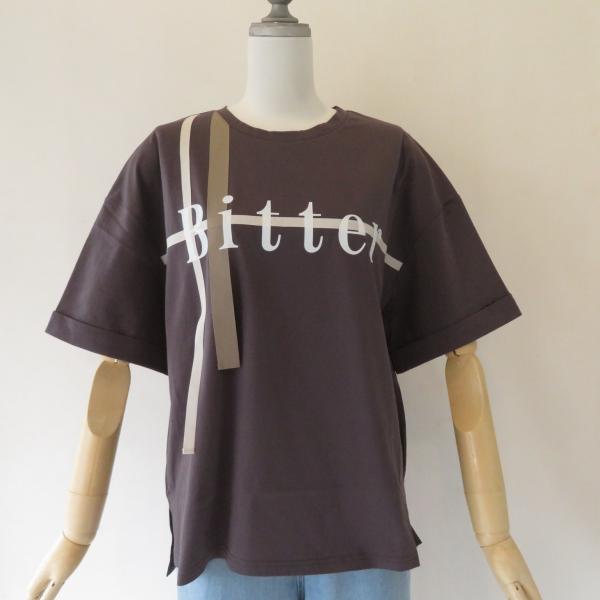 ロゴ（Bitter）テープ付Tシャツ（ガレナ）