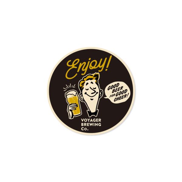 【NEW】オリジナル ステッカー「ENJOY VOYAGER」  クラフトビール 地ビール