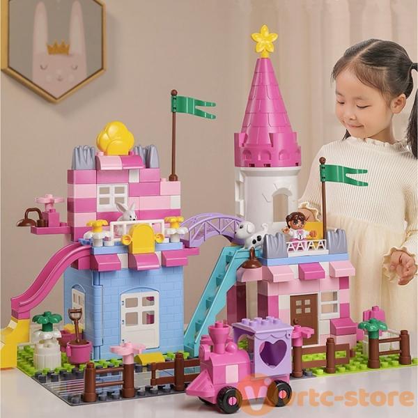 ブロック おもちゃ プリンセス キャッスル お城 レゴ交換品 交換 LEGO交換品 女の子 知育 教...