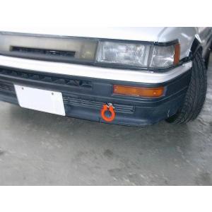 新品 AE86 後期 フロントバンパー サポートステー ボルト ナットセット