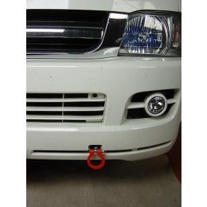 牽引フック フロント 可倒式 ハイエース H200 日本製 トヨタ : カー