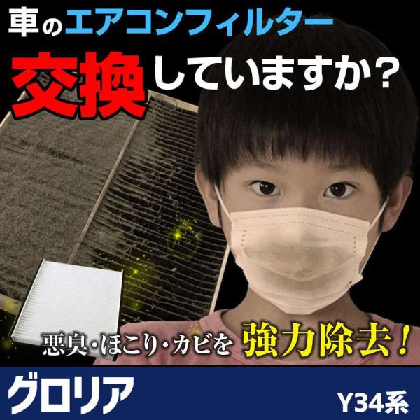 エアコンフィルター グロリア Y34系 27277-AR025 純正交換用 花粉対策に 日産 定形外...