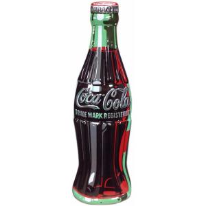 コカコーラ ボトル 看板 メタル サイン プレート Coca-Cola Coke Bottle エンボス加工 アメリカン雑貨｜vs66