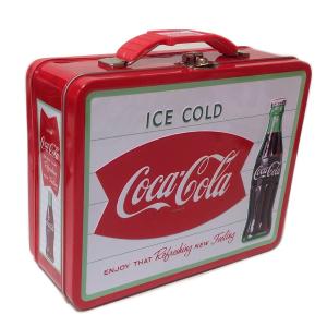 Coca-Cola コカ・コーラ TIN ランチバッグ (Bottle) コカコーラ コーラ コーク グッズ ボックス  キッチン 生活雑貨｜vs66