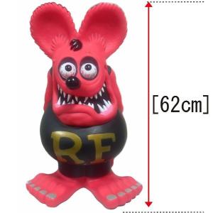 ラットフィンク 24インチ （62cm） ジャンボ コインバンク (レッド) 貯金箱 フィギュア RAT FINK｜vs66ctn