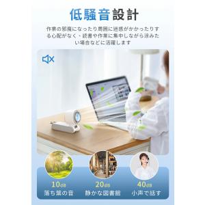 ハンディファン 扇風機 瞬間冷却 100段階風...の詳細画像4