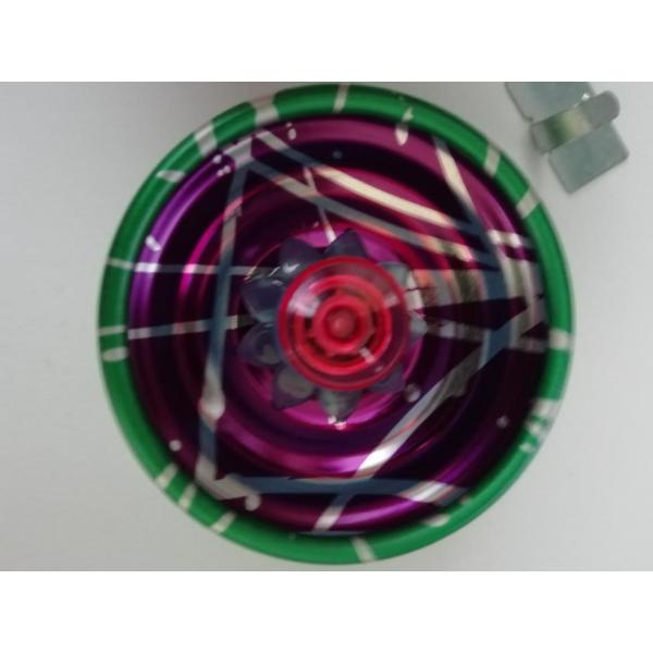 ヨーヨー YOYO  　新品　 回転バトル！！　メメタルスピン　METAL-SPI N 　GREEN...