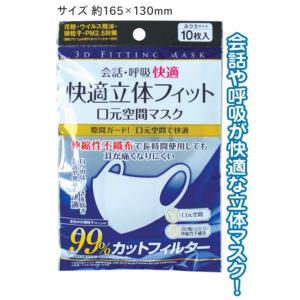 快適立体フィット口元空間マスクふつう10枚入 12個セット