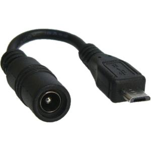 5.5/2.1mmメス→microUSBオス変換...の商品画像