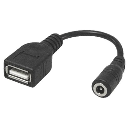 外径4.0mm/内径1.7mmメス→USBメス変換ケーブル