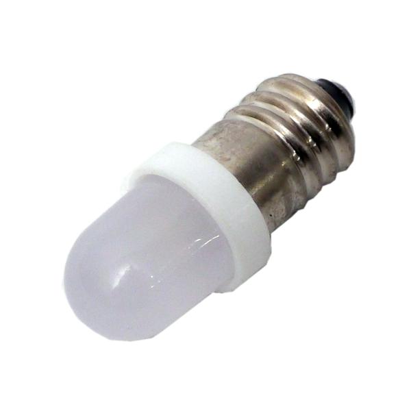 LED豆電球 DC/AC 3V-4.5V 電球色 E10 乳白カバー付き