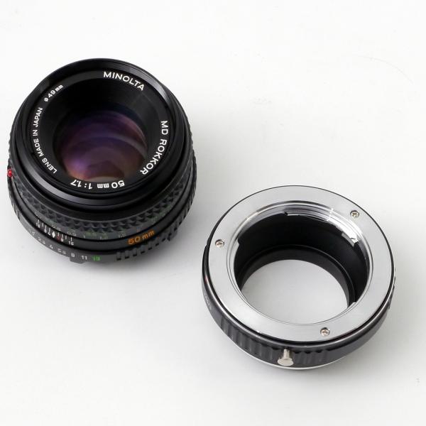 【中古】MINOLTA MD ROKKOR 50mm 1:1.7＋おまけ