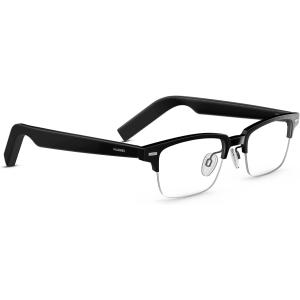 HUAWEI Eyewear ウェリントン型ハーフリム Bluetoothワイヤレススマートグラス レンズ交換可能 ブラック｜vsl-express
