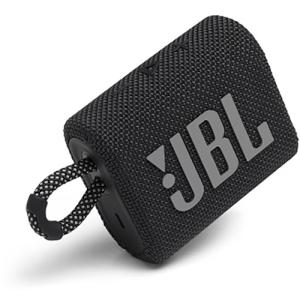 JBL GO 3 ブラック Bluetoothスピーカー USB C充電/IP67防塵防水/パッシブラジエーター搭載/ポータブル/2020年モデル ブラック JBLGO3BLK