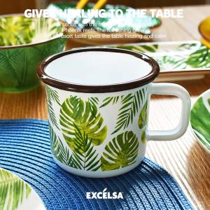 EXCELSA（エクスチェルサ） マグカップ ホーロー ペア 2個セット