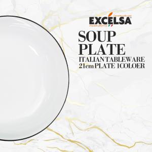 EXCELSA（エクスチェルサ） お皿 おしゃれ ブランド サラダボウル 23cm