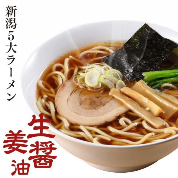 ラーメン 取り寄せ 名店 生麺 新潟五大ラーメン 生姜醤油ラーメン1食箱入れ スープ 乾燥野菜付 お...
