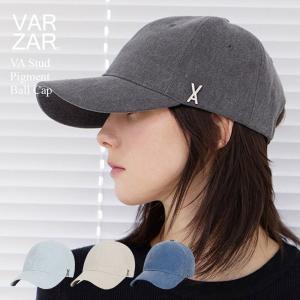 バザール キャップ 正規品 国内発送 帽子 韓国 ファッション レディース 人気 深め VARZAR VA Stud Pigment Ball Cap 1286 1287 1288 1289｜vt-web